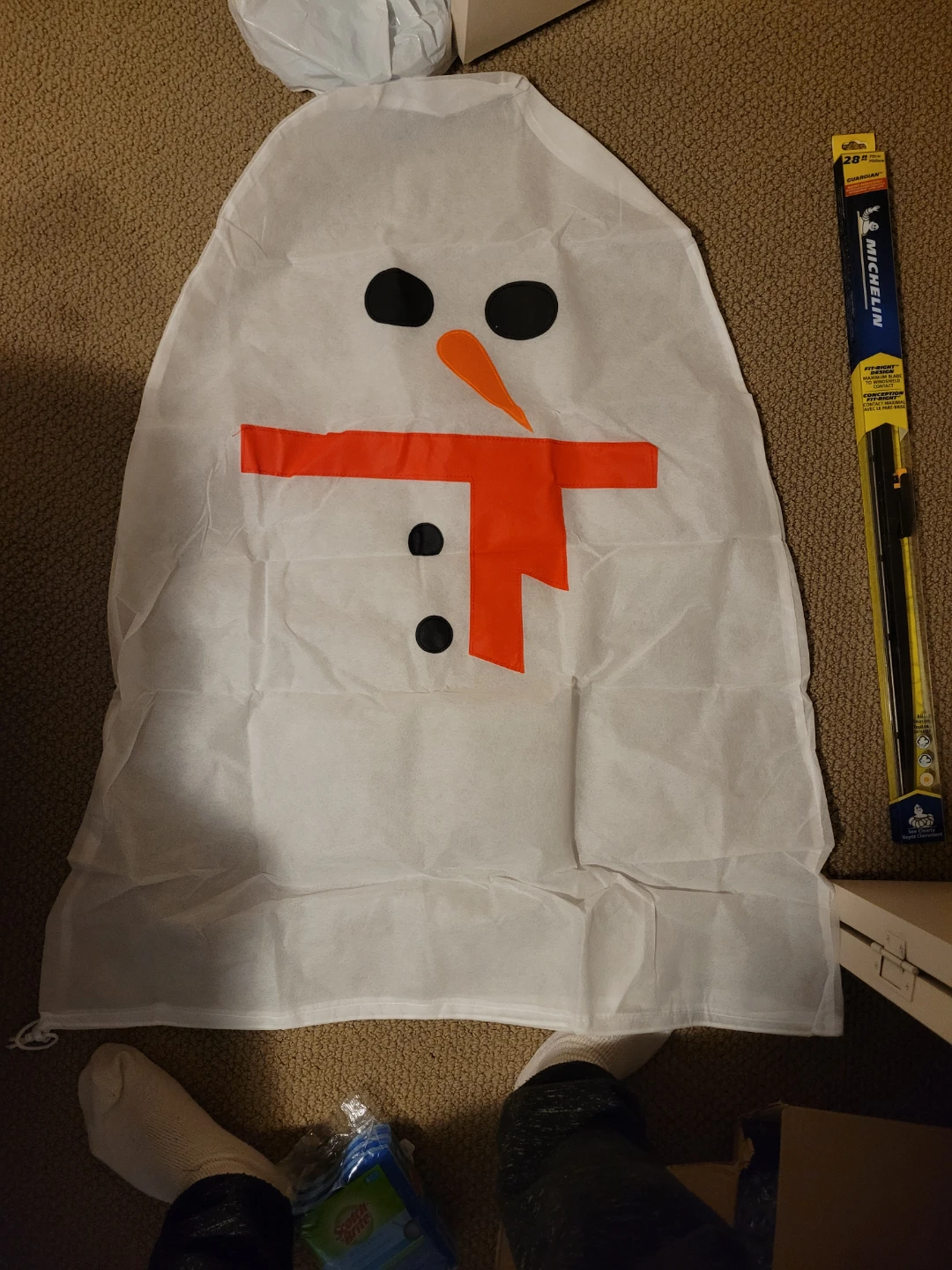 Snowman plant protection cover