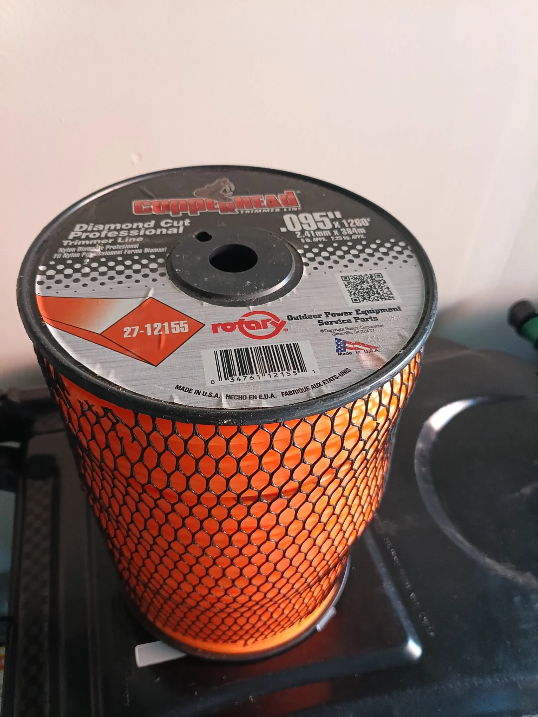 Copperhead Diamond Cut Trimmer Line .095 x 1260'