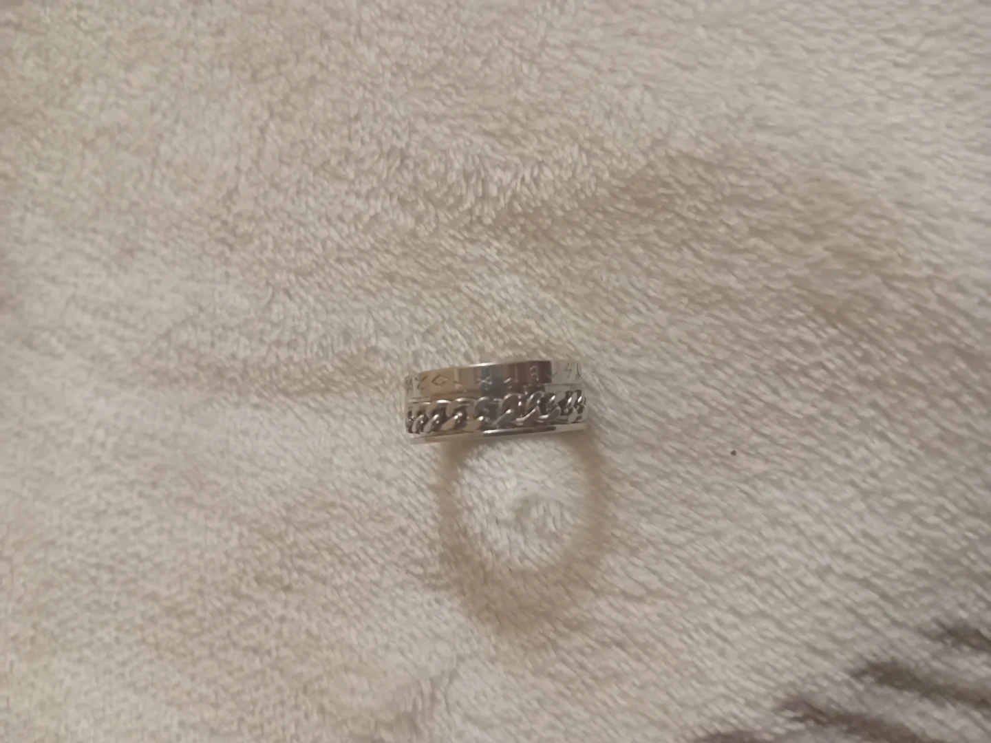 Silver-Tone Spinner Ring