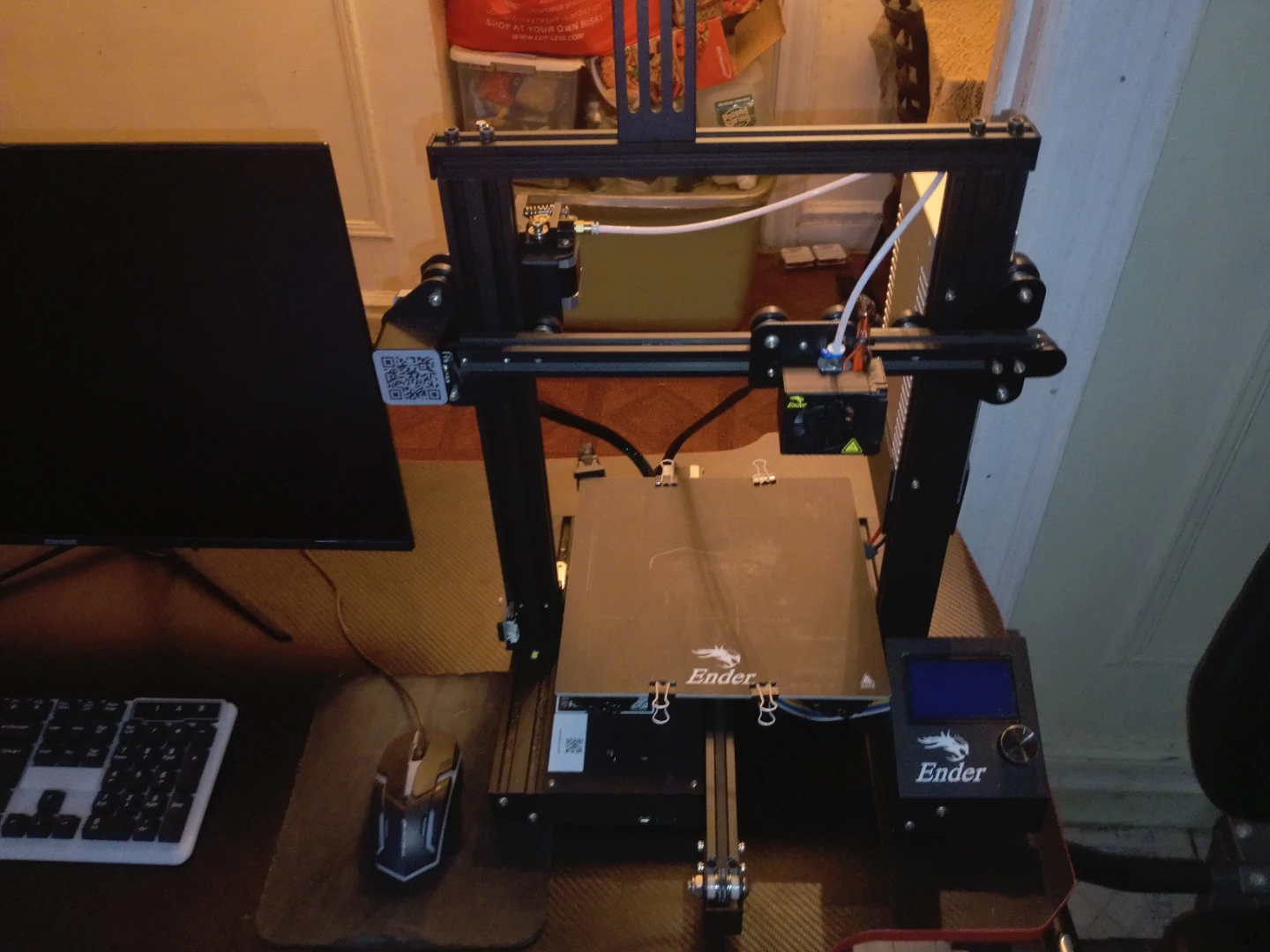 Full computer Set up with 3D printer - photo 3