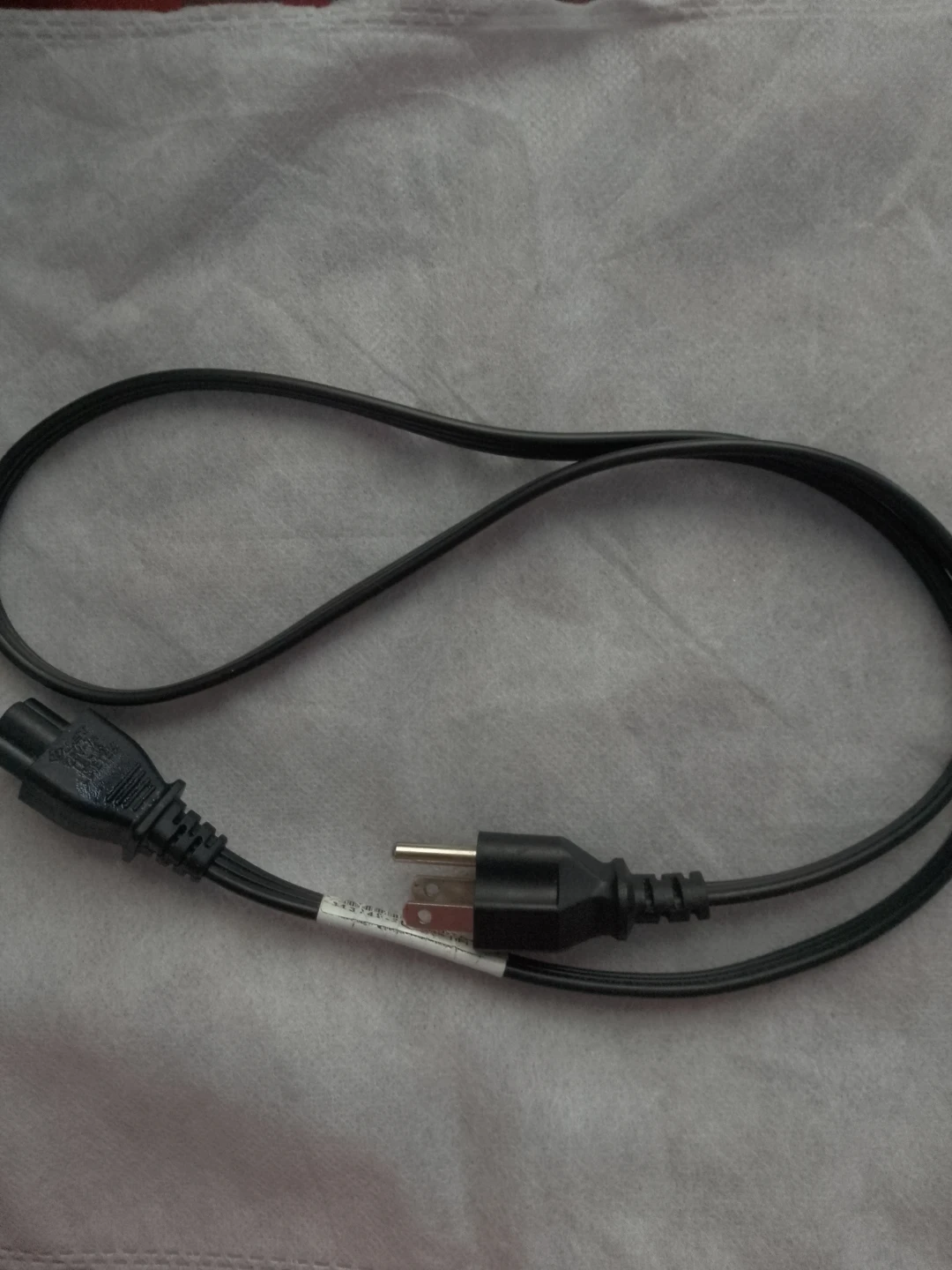 Black 2-Prong AC Power Cord 🏈