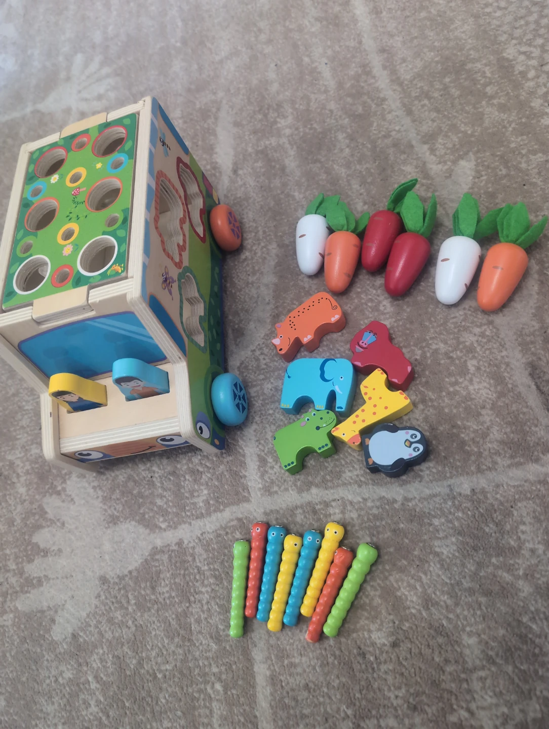 Wooden Activity Bus Toy