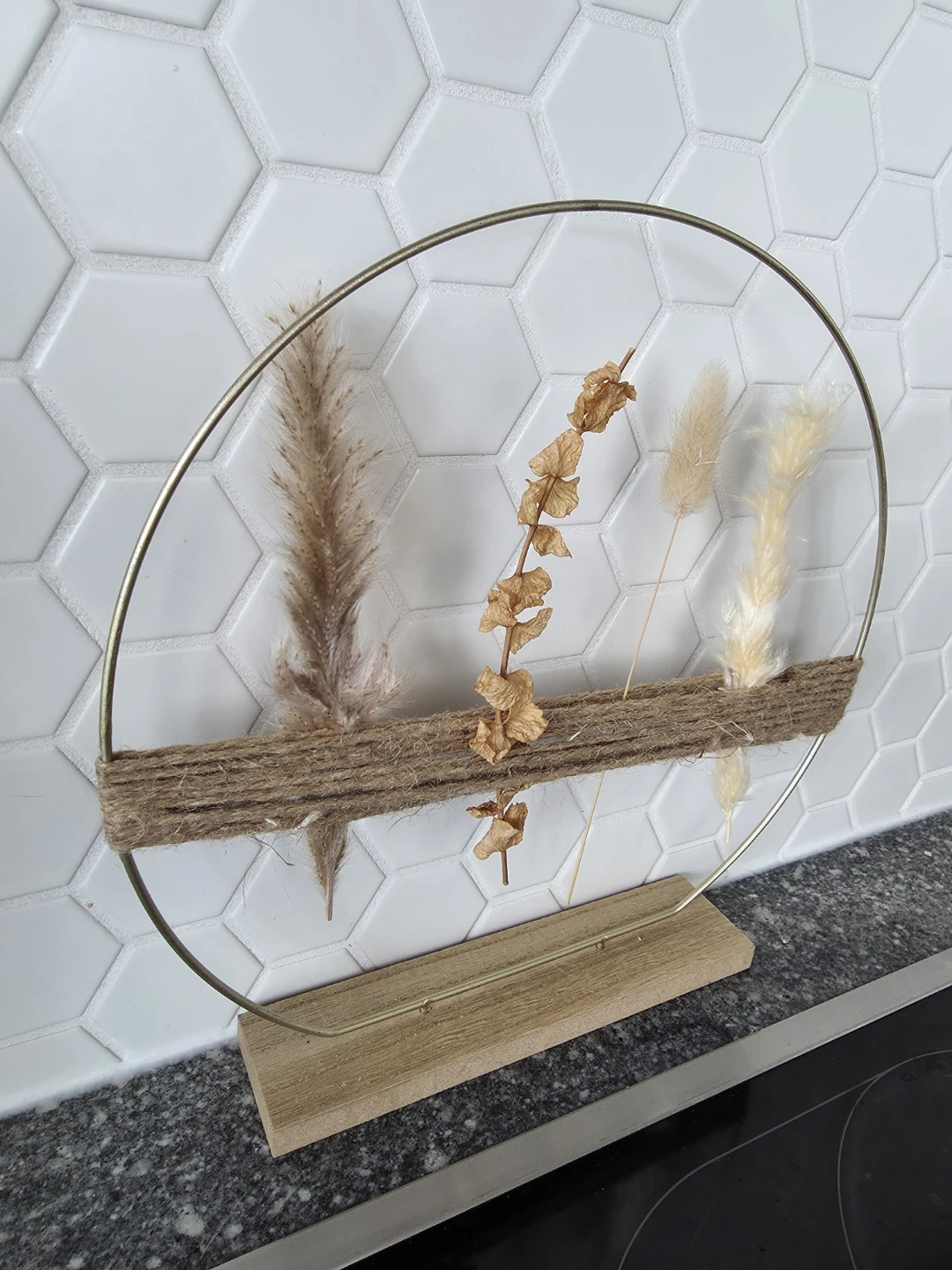 Dried Floral Hoop Decor - photo 2