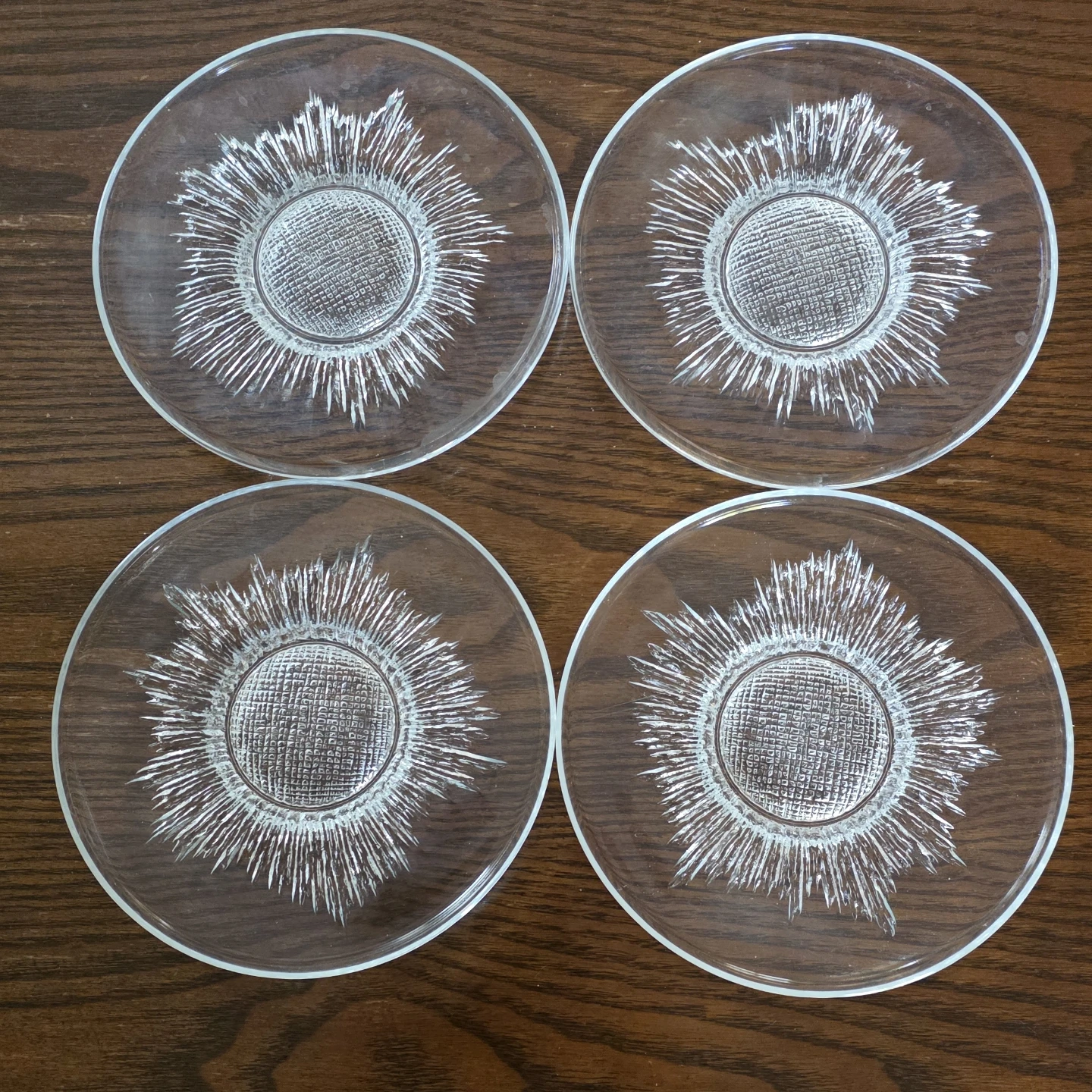 Set of 4 Glass Saucers - photo 3