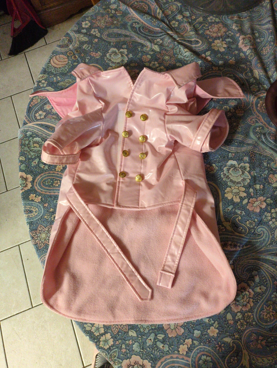 Doggiduds Pink Dog Raincoat Size Large - photo 3