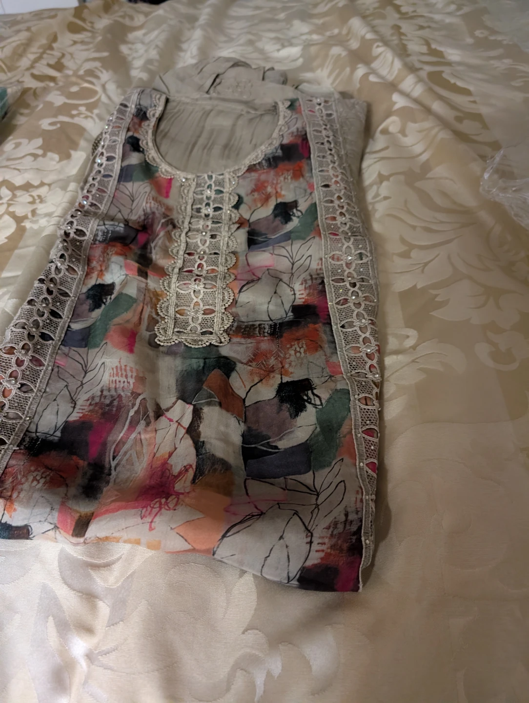 3-Piece Salwar Kameez Set Unstitched $65 - photo 2