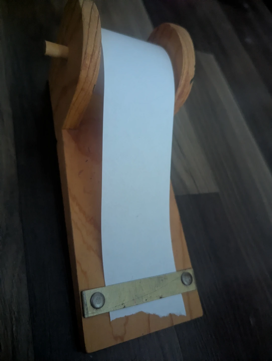 Wooden Wall-Mounted Paper Dispenser