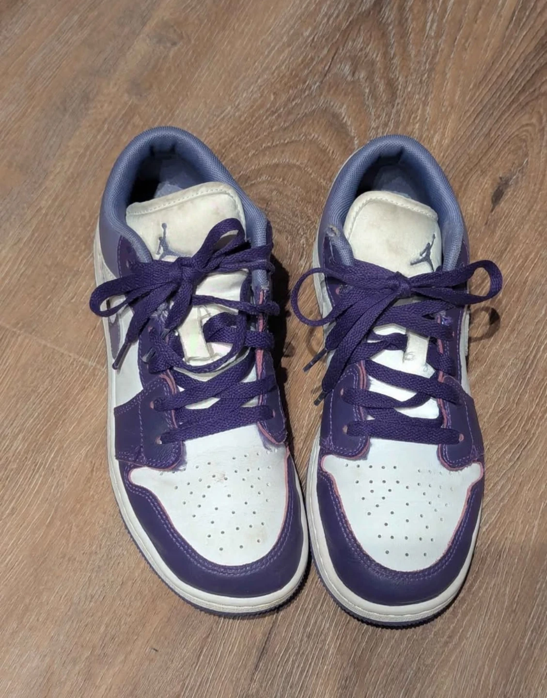 Air Jordan 1 Low (GS) 'Court Purple' - photo 2