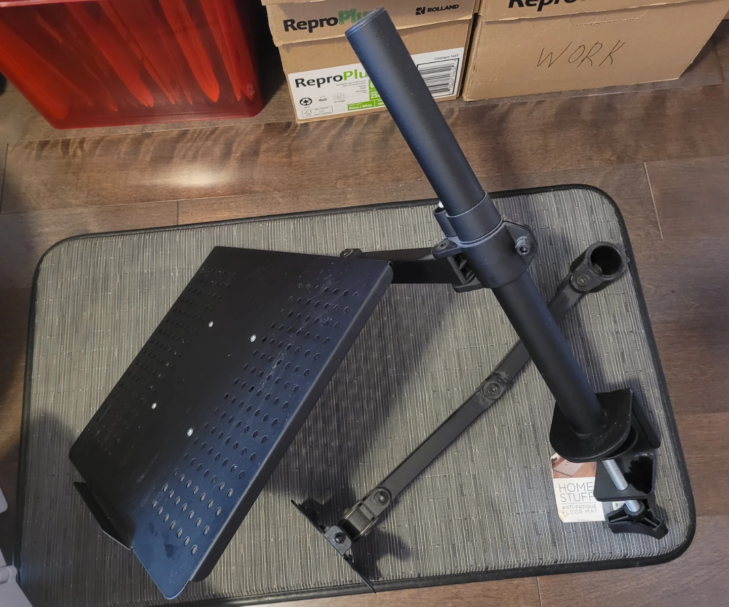 Adjustable Monitor and Laptop Desk Mount - photo 2