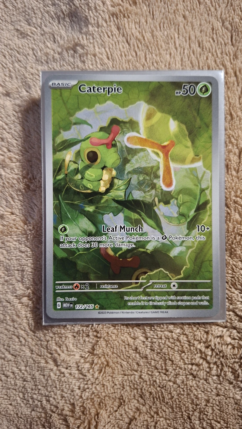 Pokemon Caterpie 172/165 Trading Card