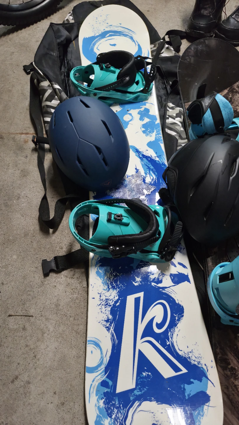 Complete Snowboard 2 Sets -  Firefly 148 & Option 160 Kokane