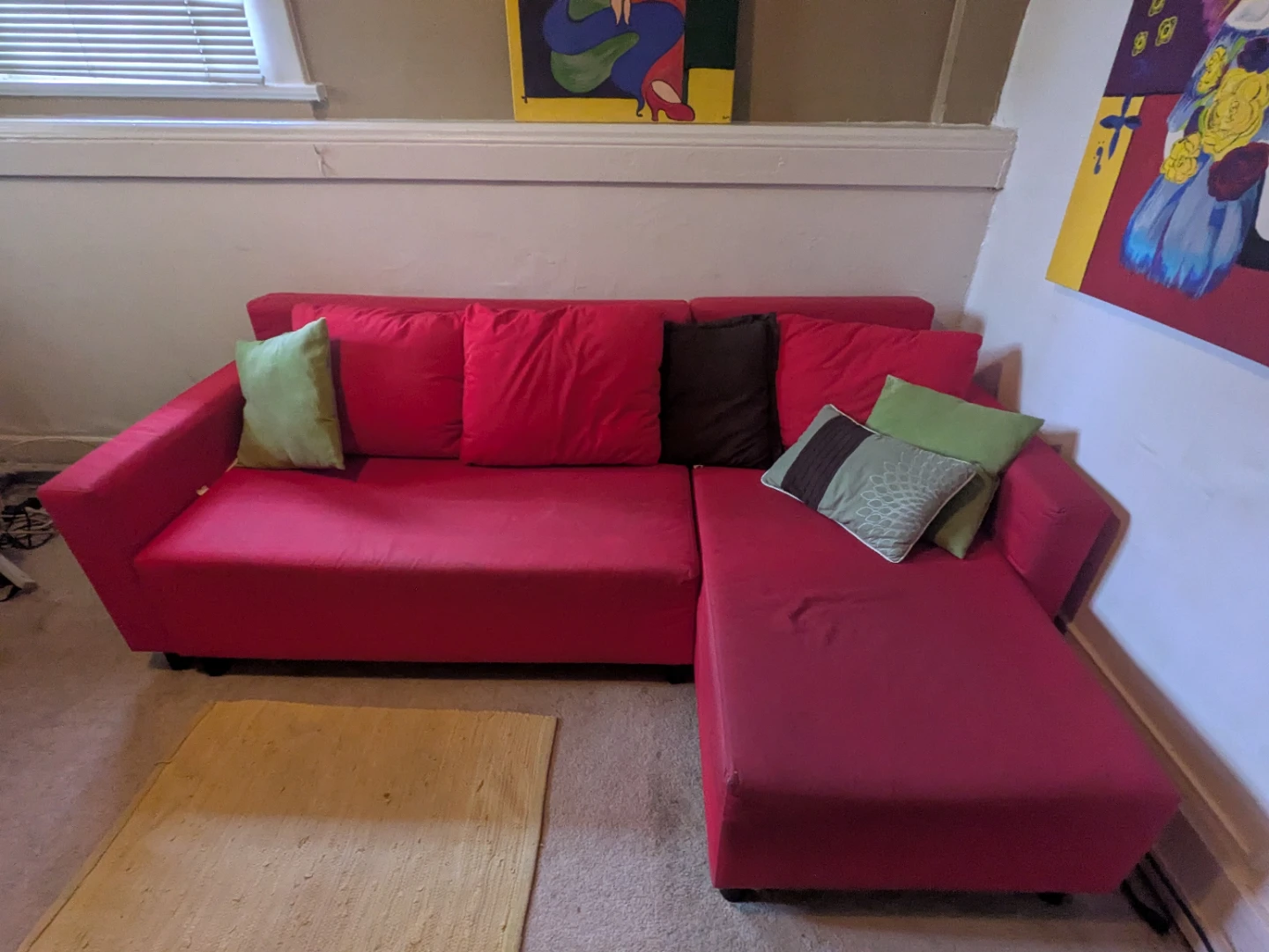 Red Ikea Sofa Sectional
