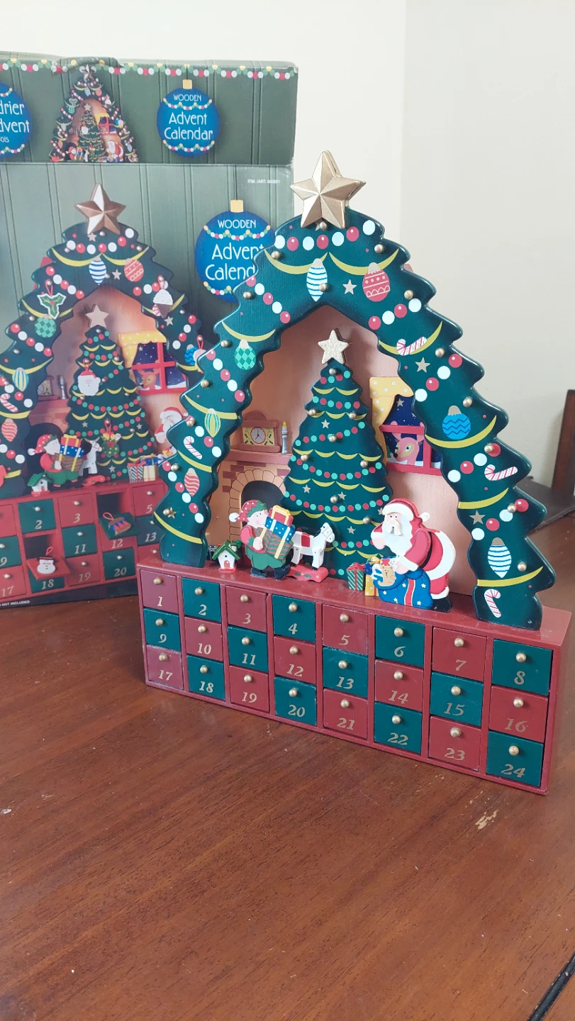 Wooden Christmas Advent Calendar