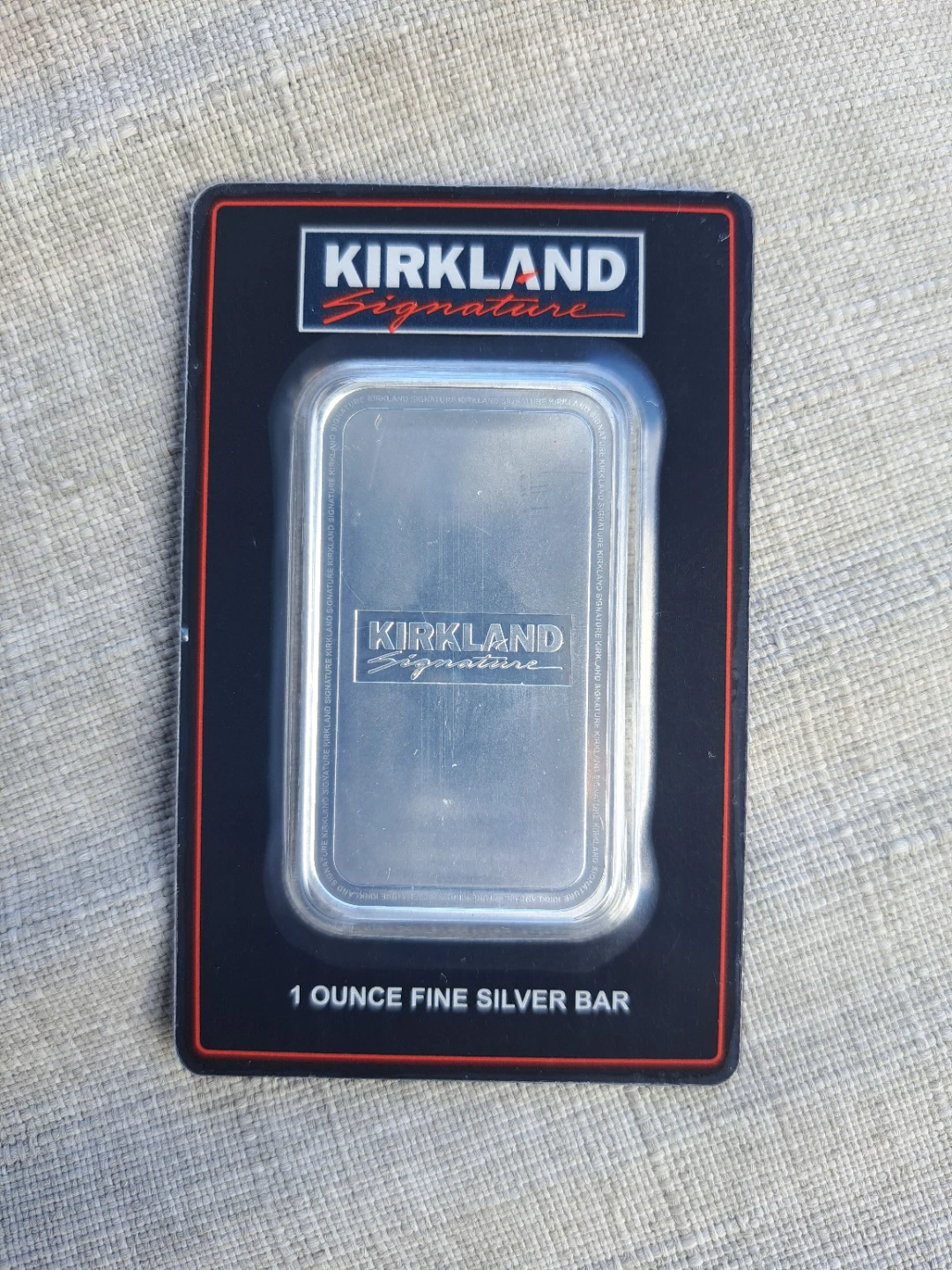 Kirkland Signature 1 Ounce Fine Silver Bar - photo 2