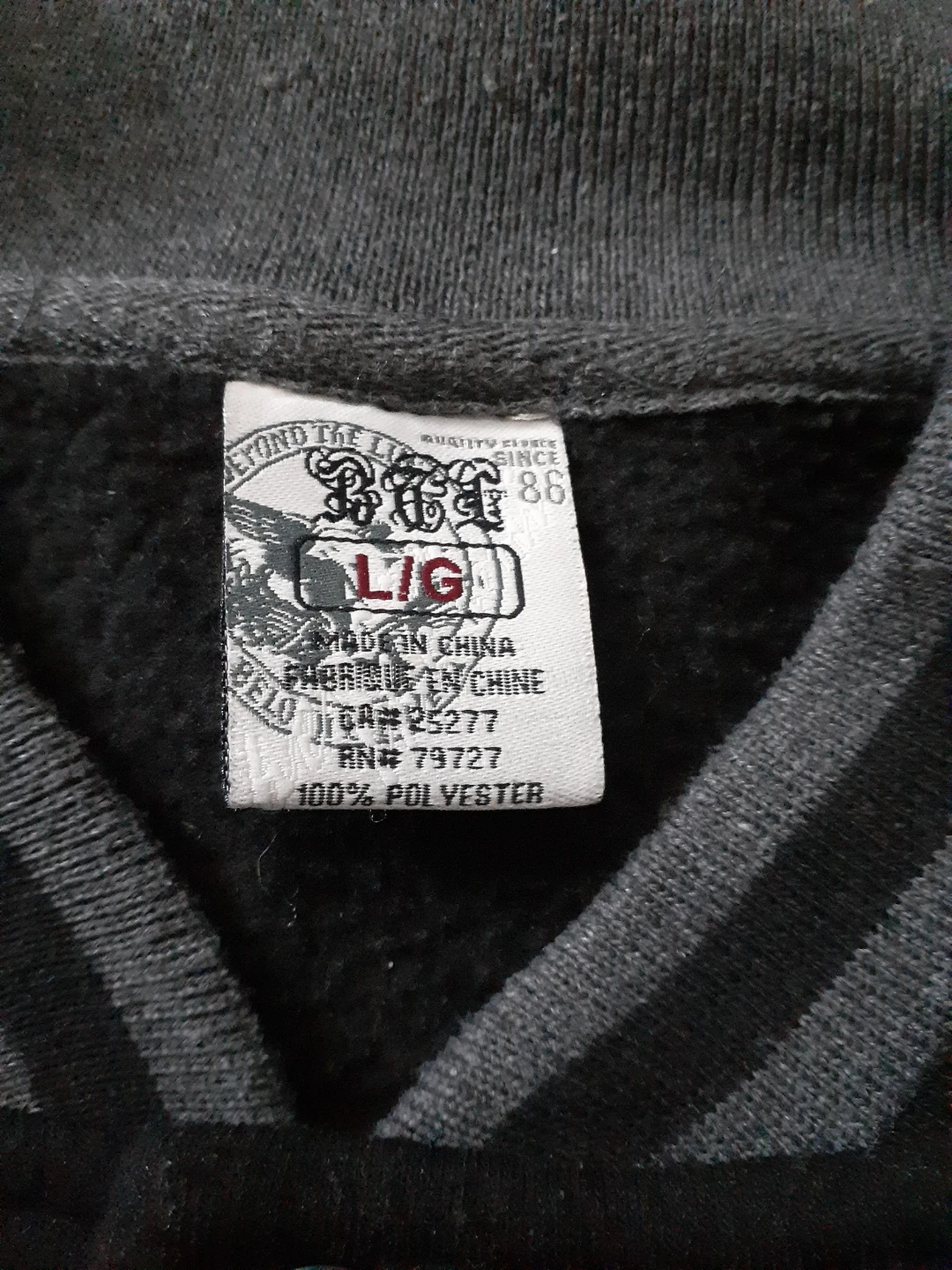 BTL Varsity Bomber Jacket Black - photo 2
