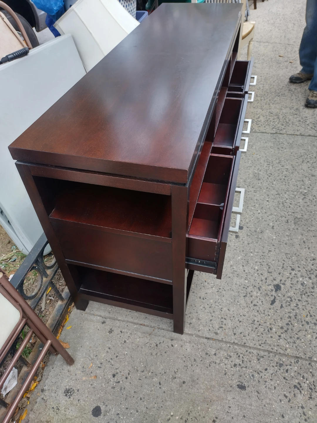 3 draws consol table - photo 2