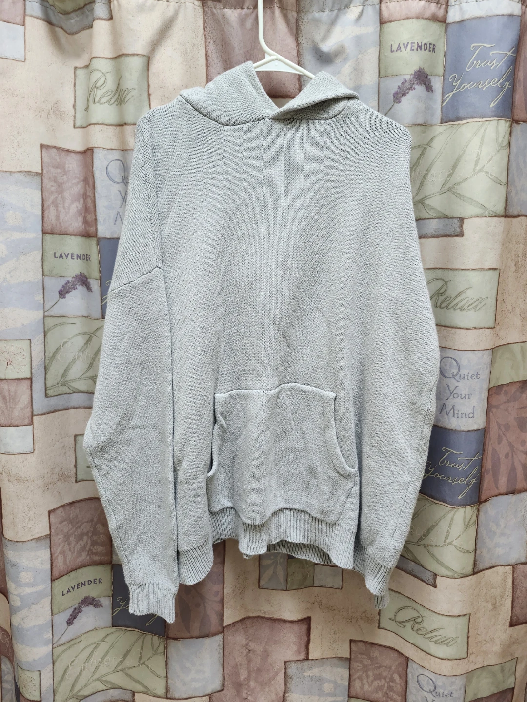 Large Happy Vally Knit Hoodie