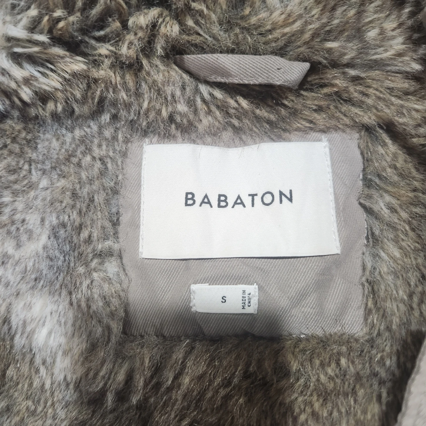 Babaton fur Parka Jacket size S - photo 5
