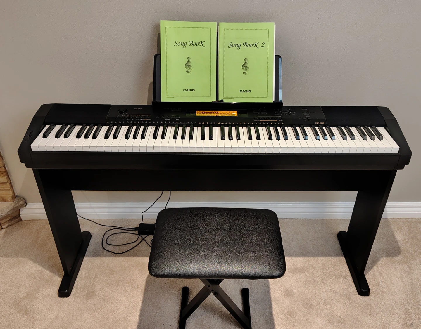 Casio CDP-230R Digital Piano with Stand and Pedal