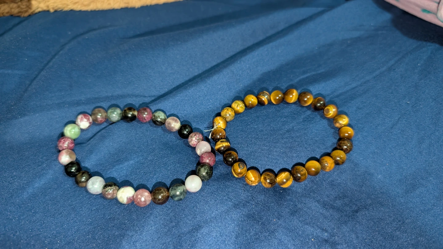 Assorted beaded bracelets and rings - photo 2