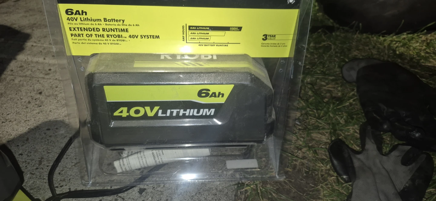 Ryobi 40V 6Ah Lithium Battery New In Package - photo 3