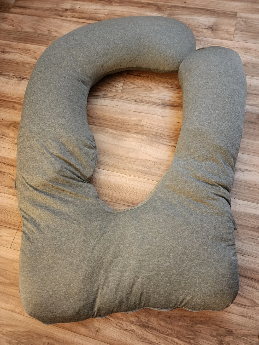 U-Shaped Grey Maternity Pillow