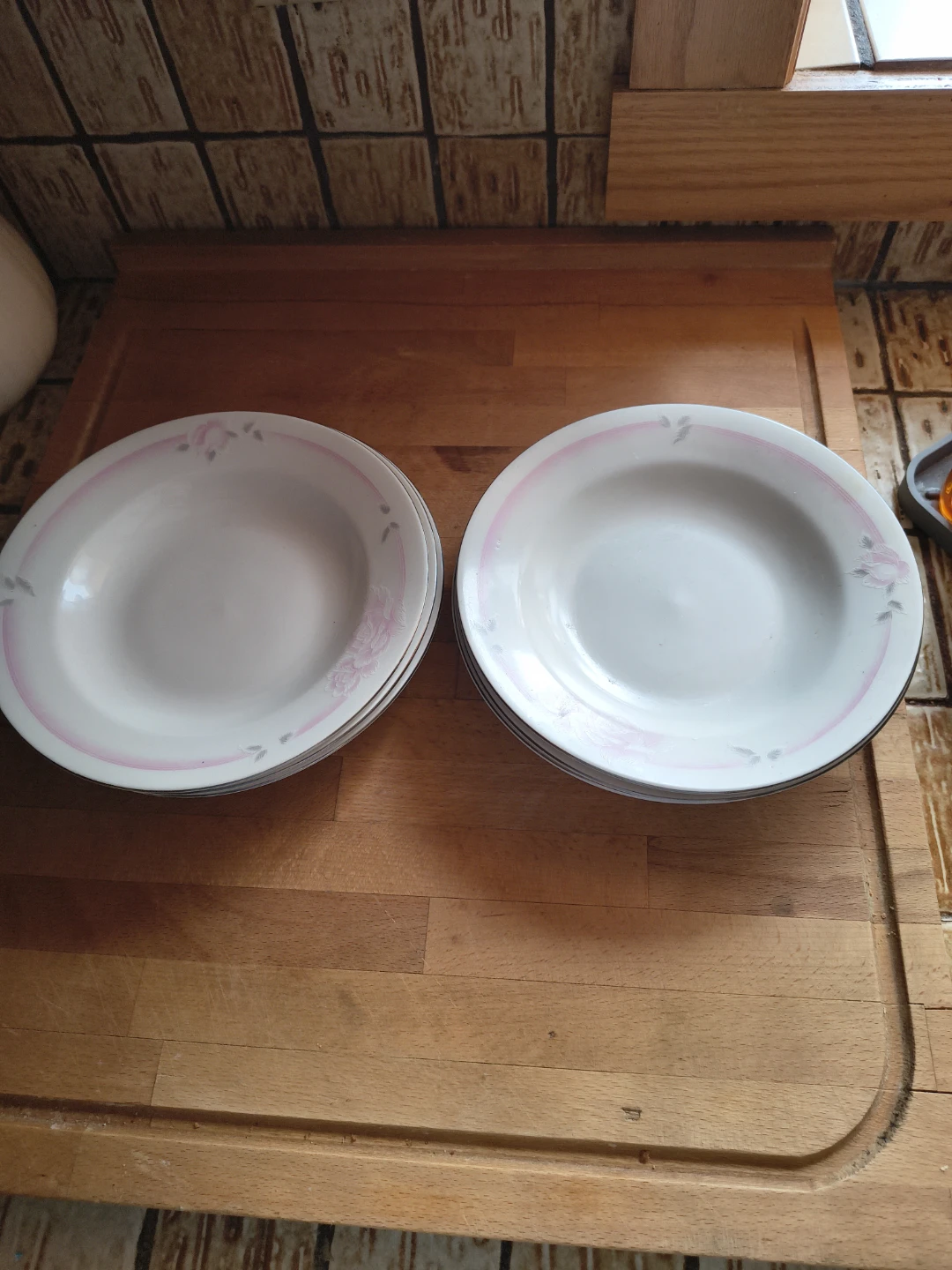 Set of 6 Fine Porcelain Floral Soup Bowls - photo 5