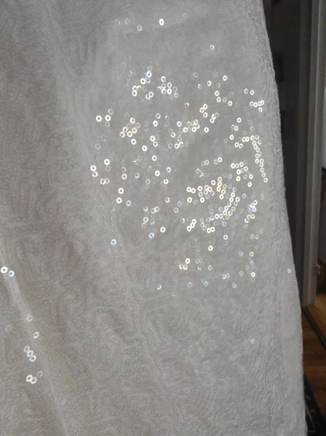 White Sequin Halter Maxi Dress. Wedding, bachelorette, prom 🏈 - photo 3