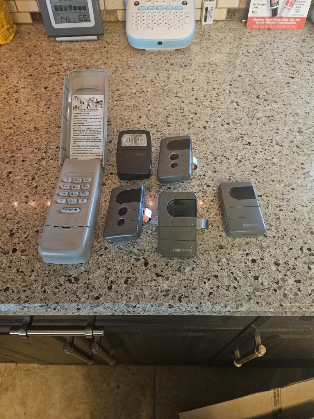 Garage doror remotes
