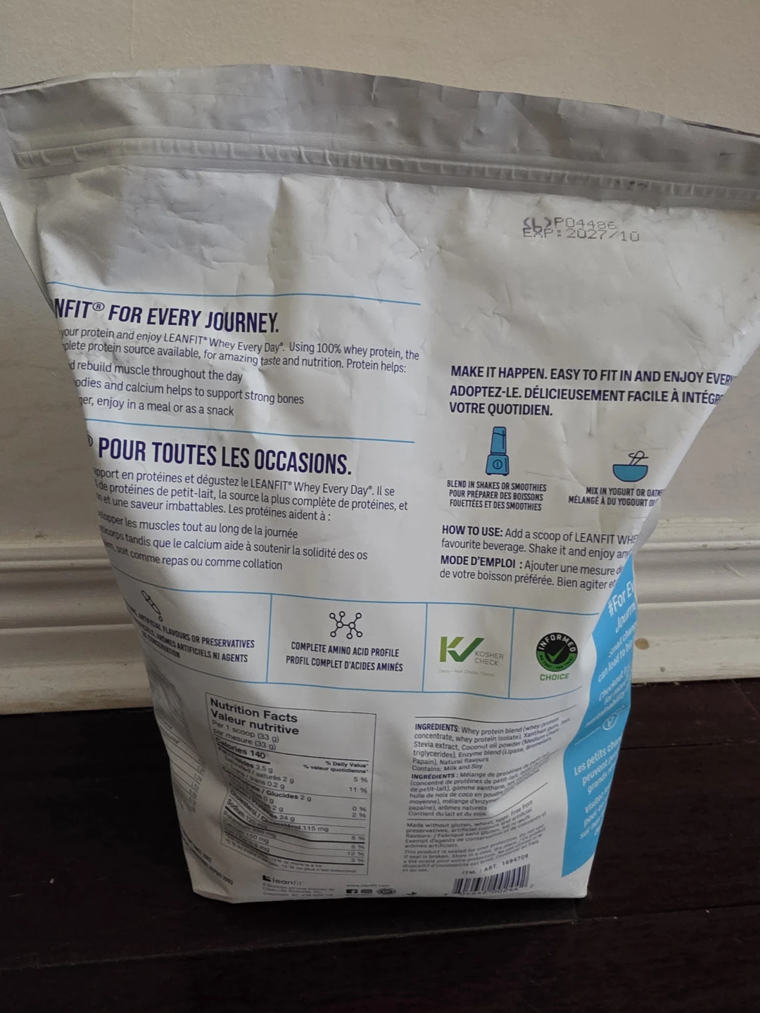 Leanfit Whey Protein Vanilla Power 2kg - photo 2