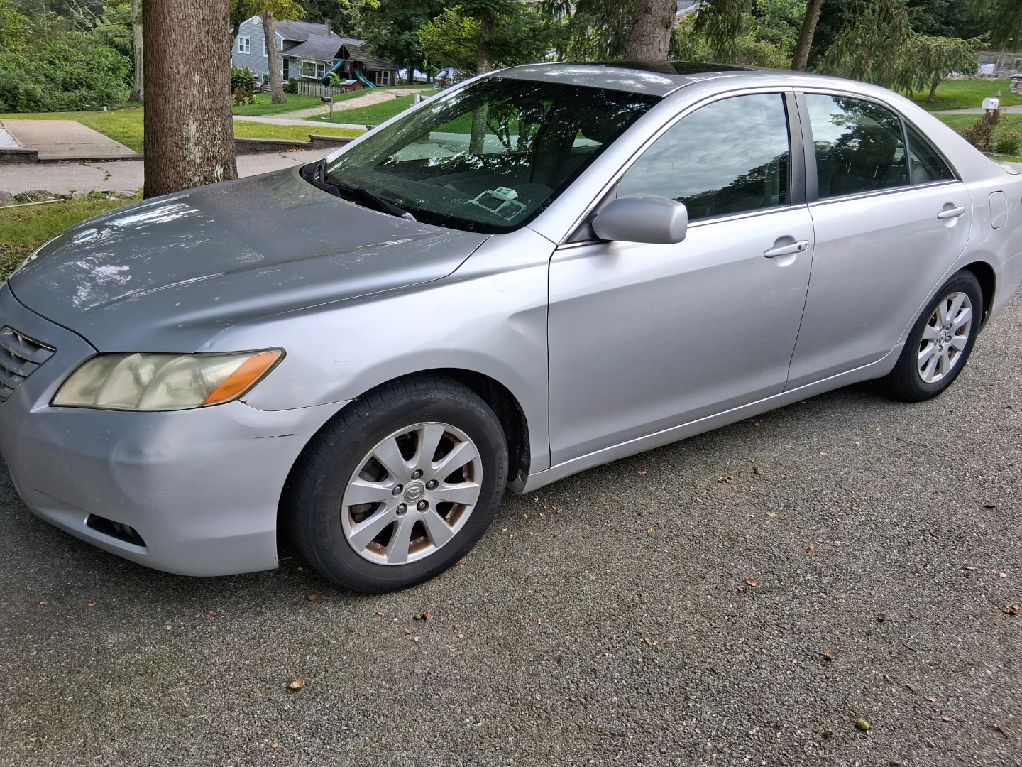 Silver Toyota Camry Sedan