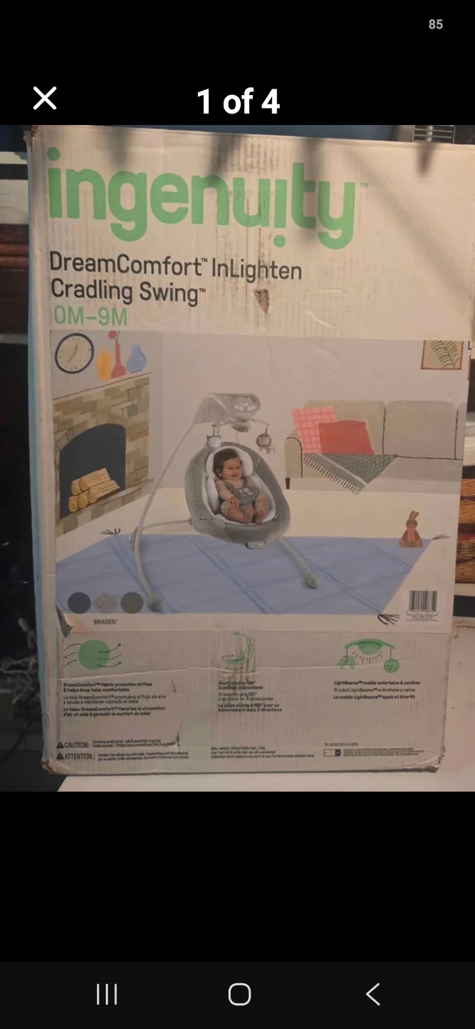 Ingenuity DreamComfort InLighten Cradling Swing - photo 3