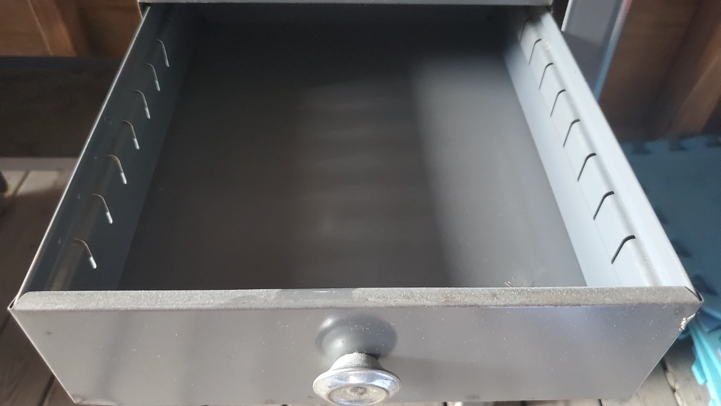 Vintage Cole Steel metal sewing table - photo 5