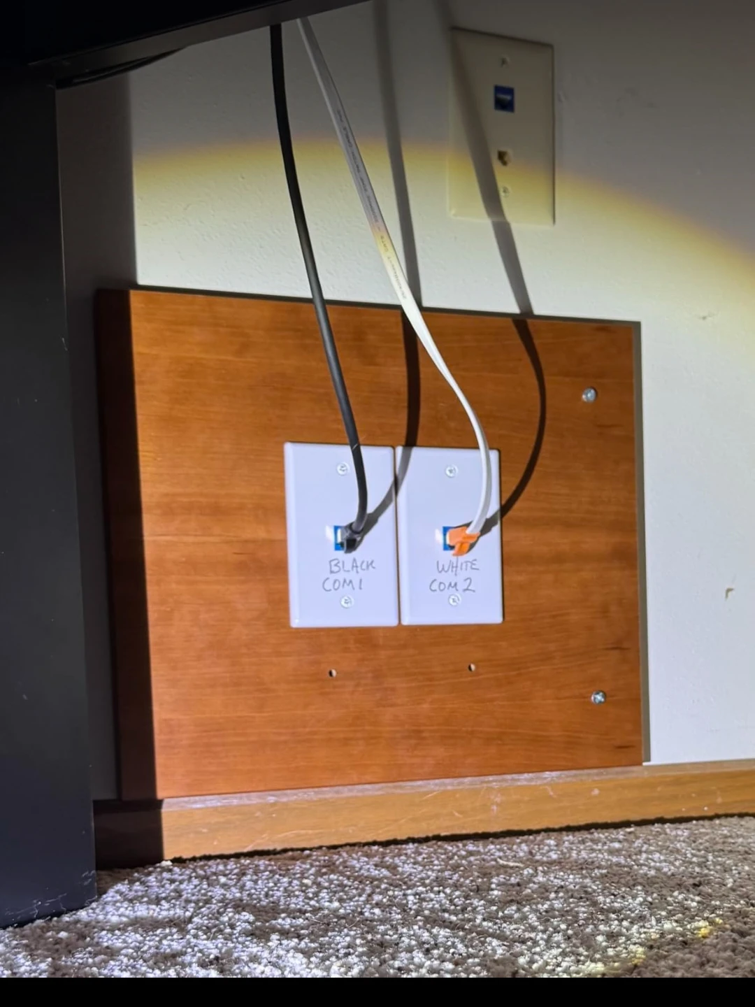Single Network Port Wall Plate with Screws 🏈 - photo 3