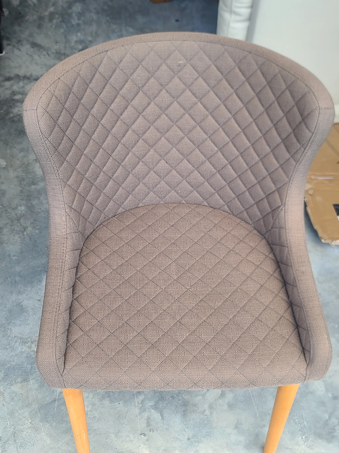Quilted Fabric Accent Chair - photo 3