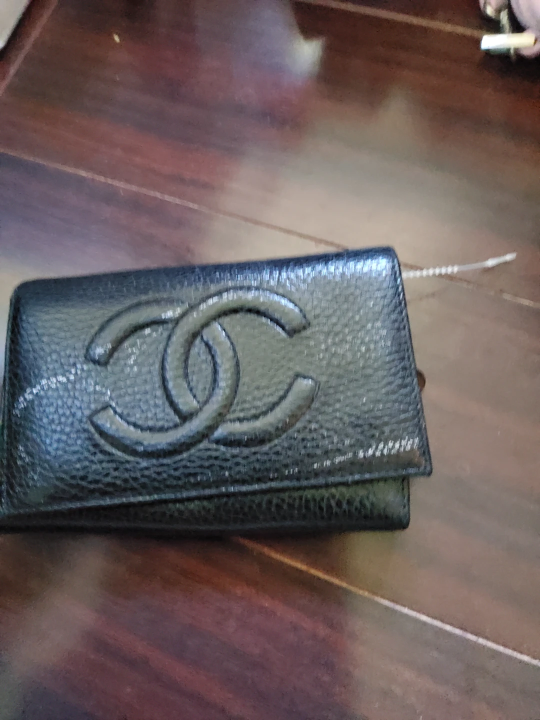 Chanel black wallet
