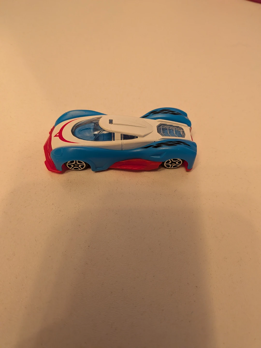 Hot Wheels Toy Car Blue and White