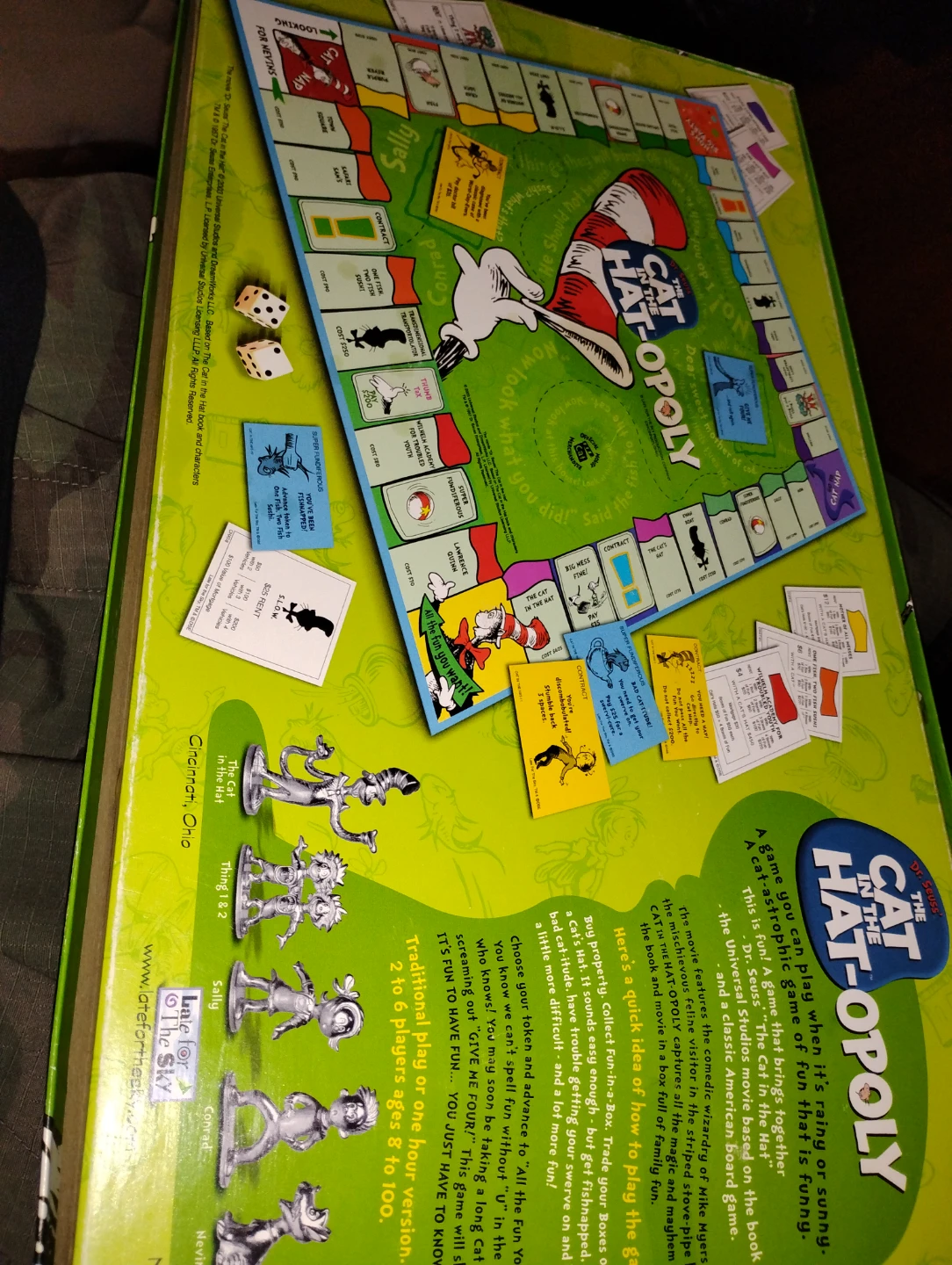 Dr. Seuss The Cat in the Hat-Opoly Board Game - photo 2