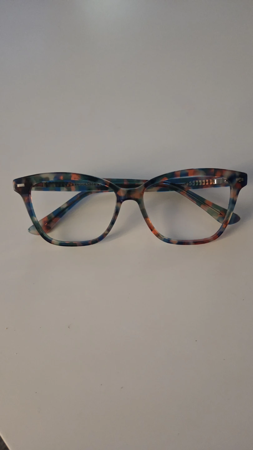 Yesglasses multicolored patterned glasses frames