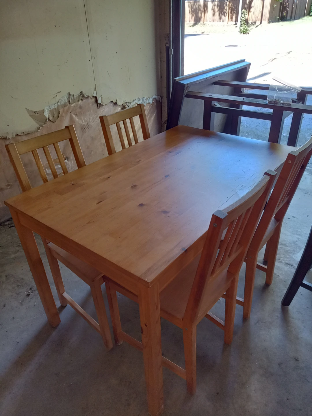 IKEA Jokkmokk Dining Table and 4 Chairs