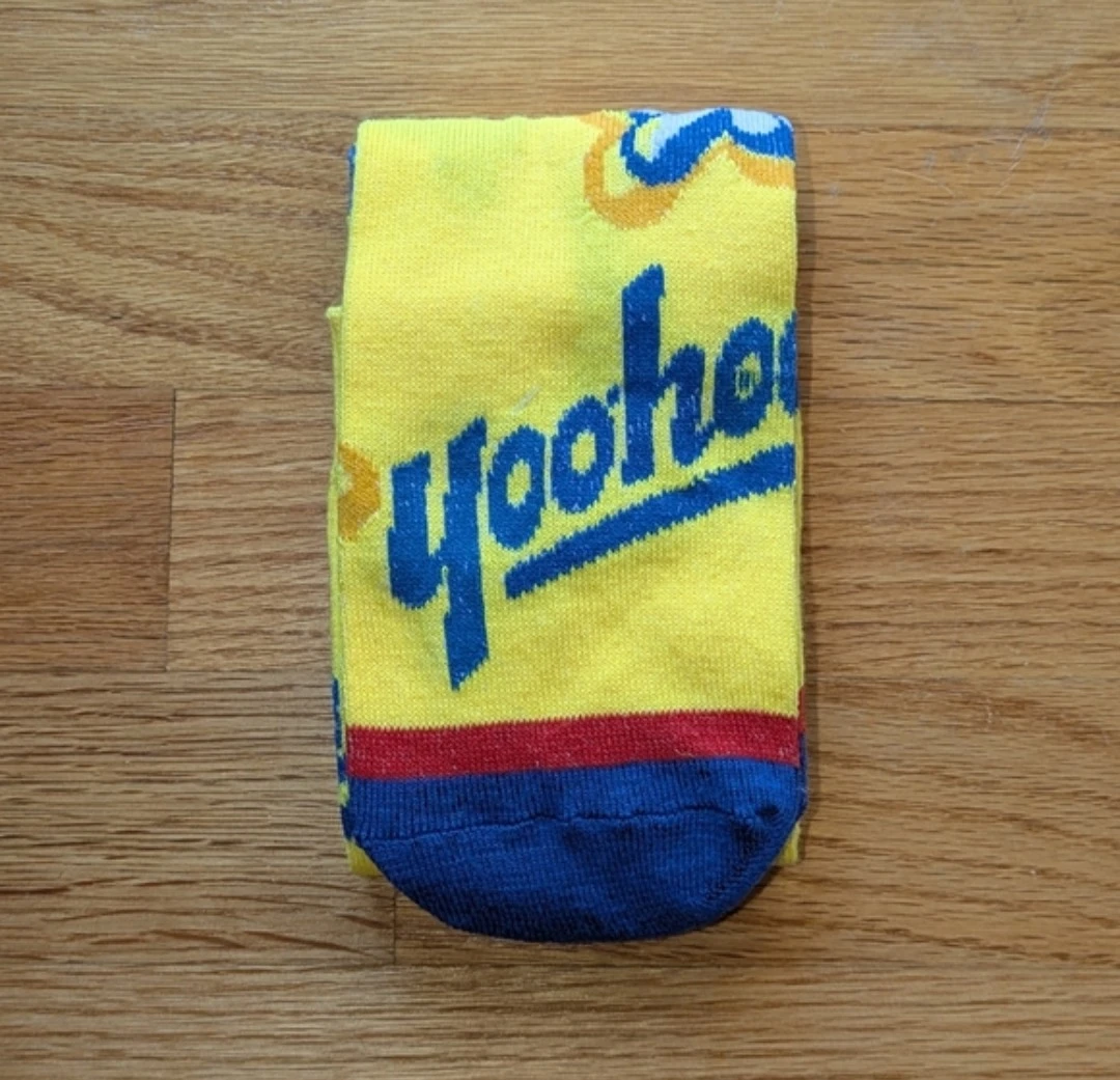 Yoohoo Chocolate Novelty Socks NWOT