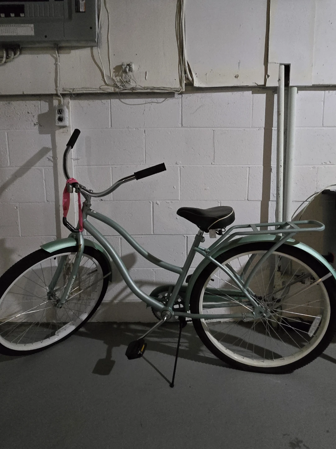 Light Blue Cruiser Bicycle