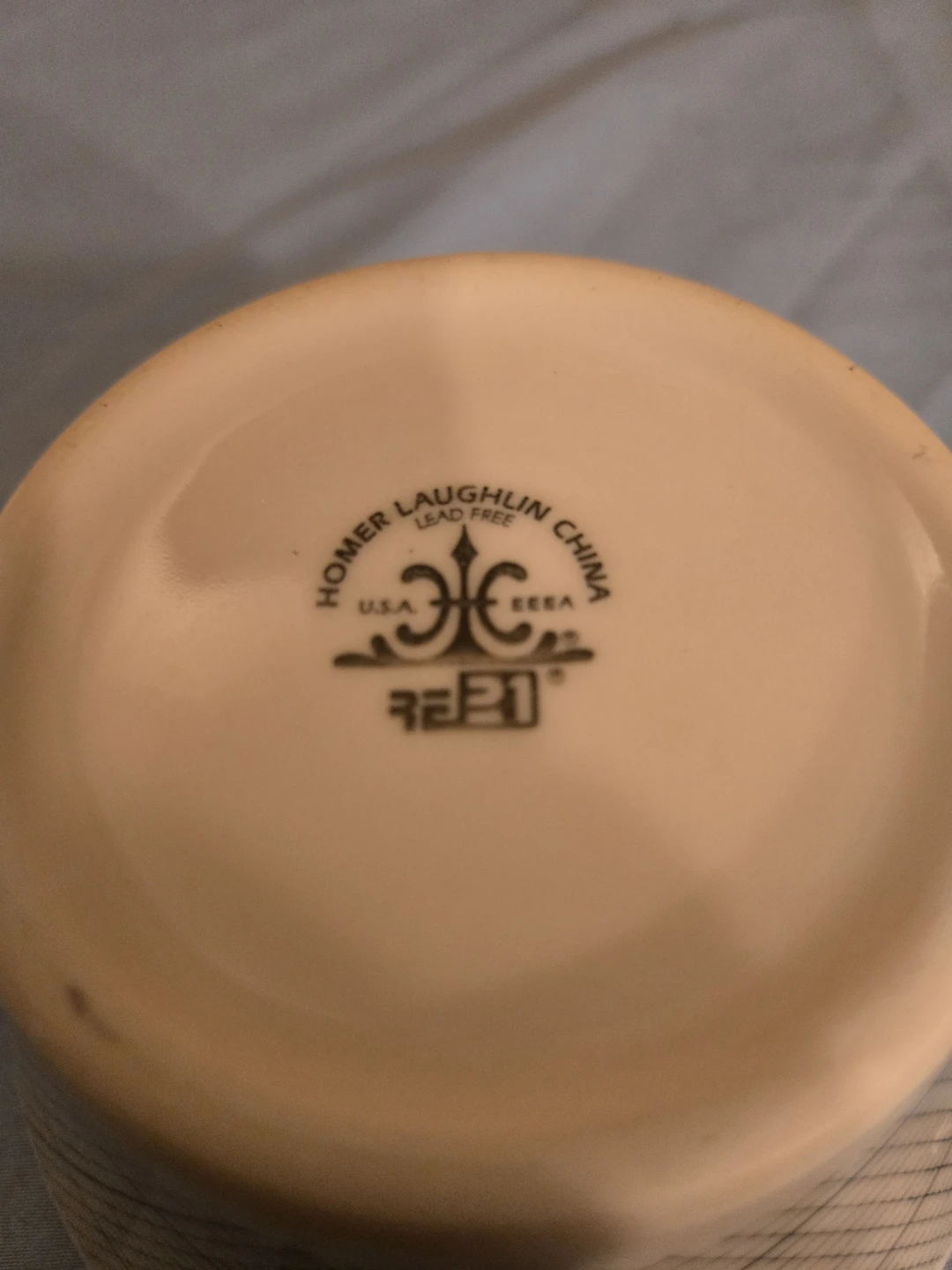 Vintage Homer Laughlin Ceramic Grid Bowl - photo 4