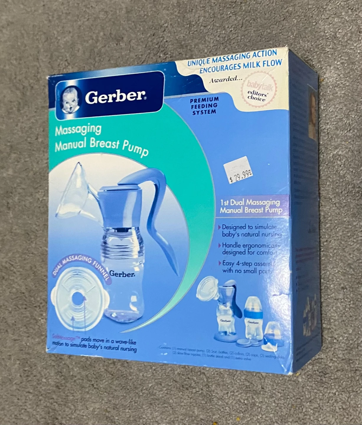 Gerber Massaging Manual Breast Pump