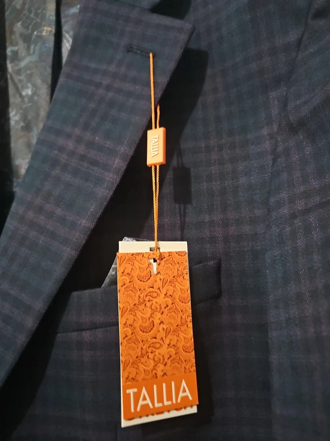 Tallia Men's Plaid Blazer - photo 2