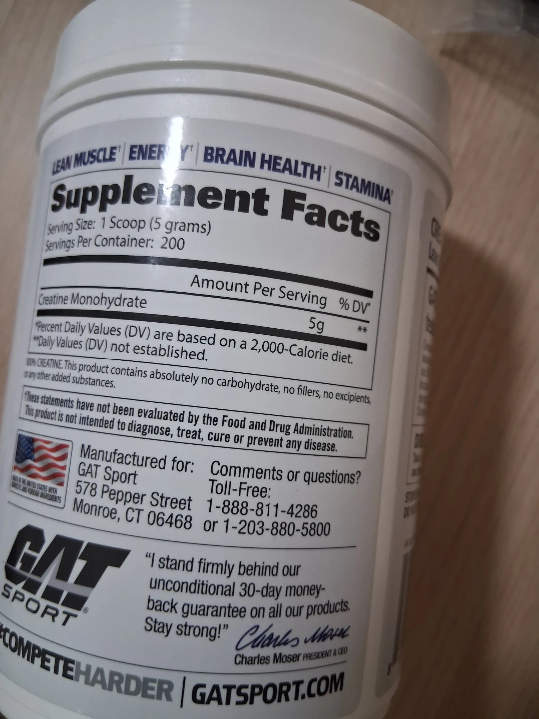 GAT Sport Creatine Monohydrate 1000g - photo 3