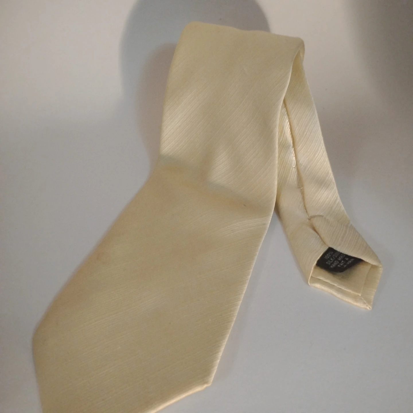 Alexander Julian Colours Cream Silk Tie