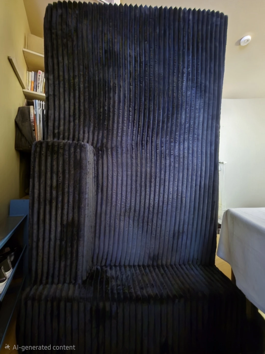 NEW: Black Corduory Chaise Longe/BED - photo 2