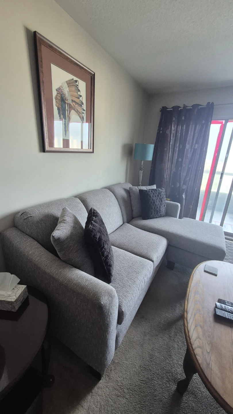 Grey Reversible Sectional Sofa 🏈 - photo 4