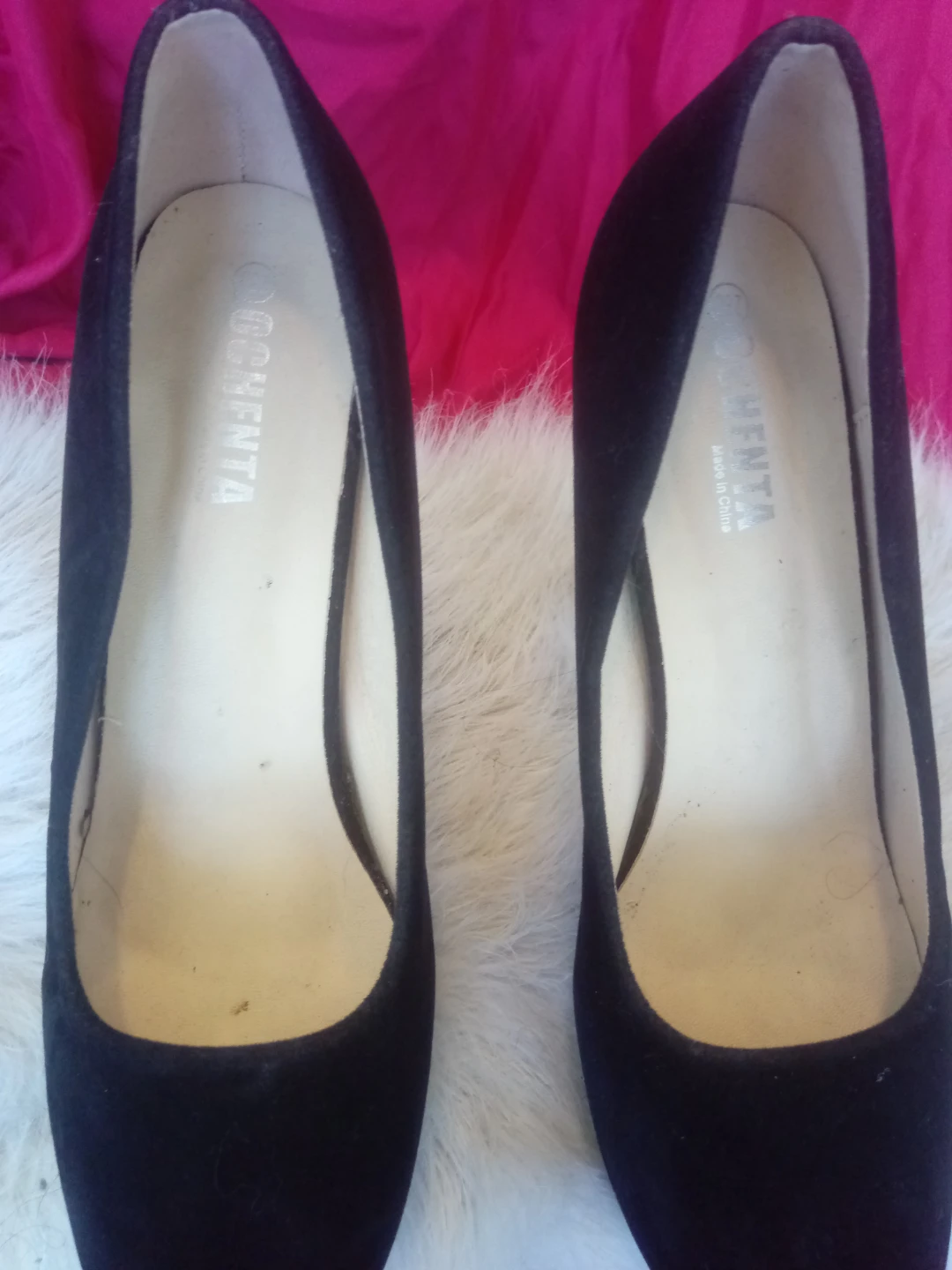 Cochenta Black Suede Platform Heels - photo 2